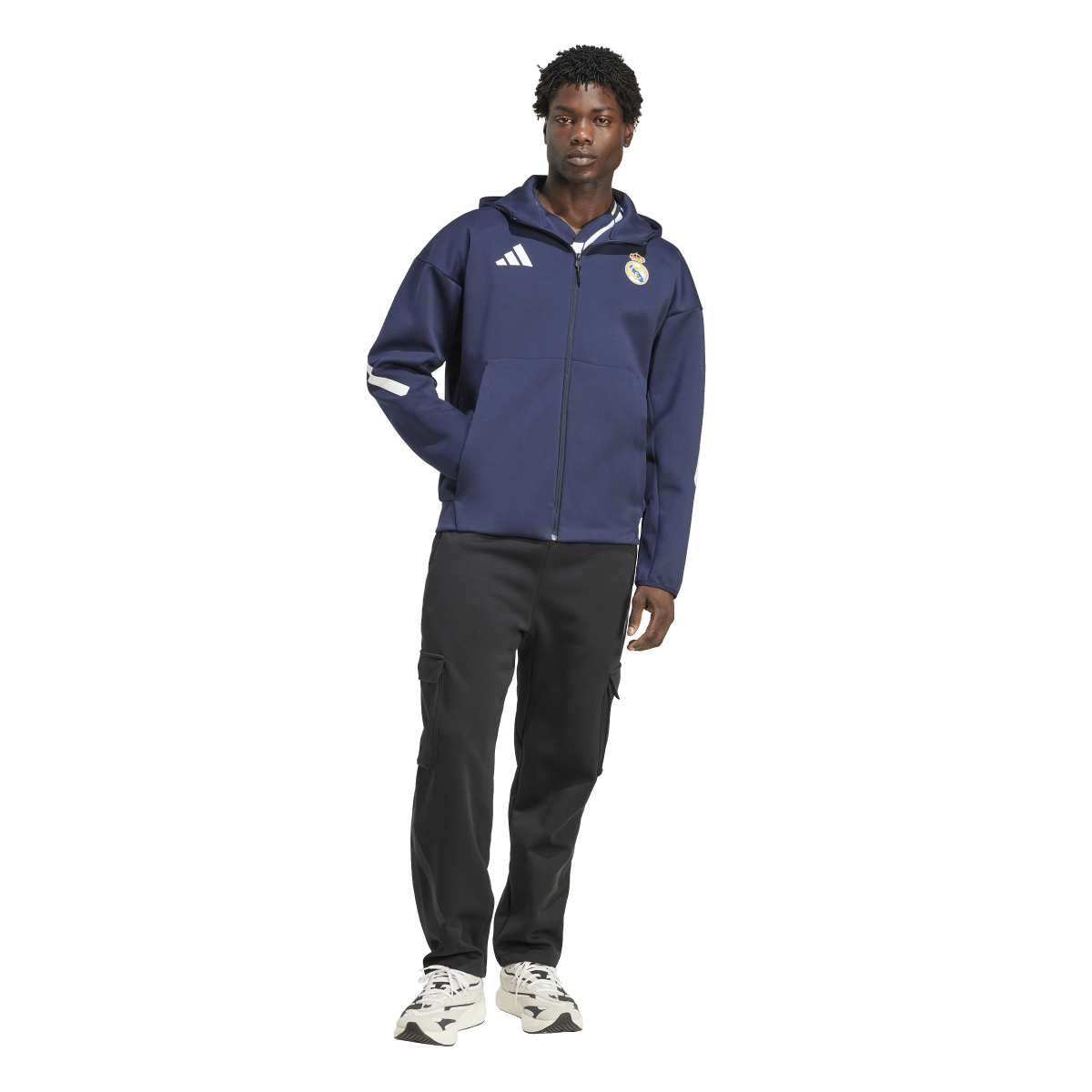adidas Men's Real Madrid ADIDAS Z.N.E. Anthem Jacket | KC3739 adidas Men's Real Madrid ADIDAS Z.N.E. Anthem Jacket | KC3739