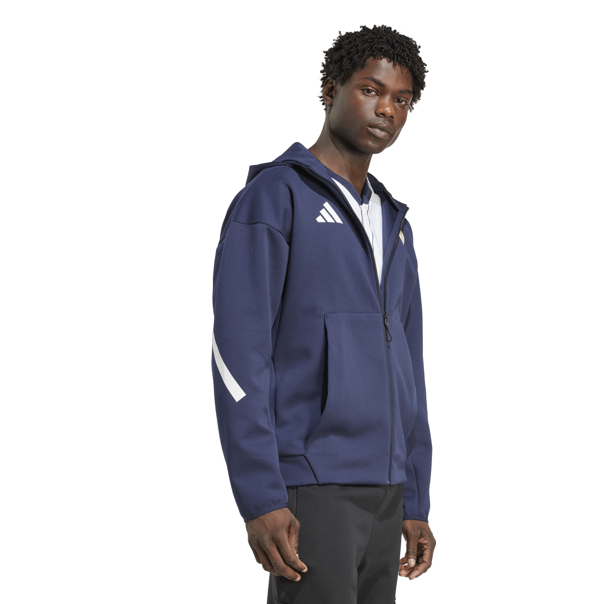 adidas Men's Real Madrid ADIDAS Z.N.E. Anthem Jacket | KC3739 adidas Men's Real Madrid ADIDAS Z.N.E. Anthem Jacket | KC3739
