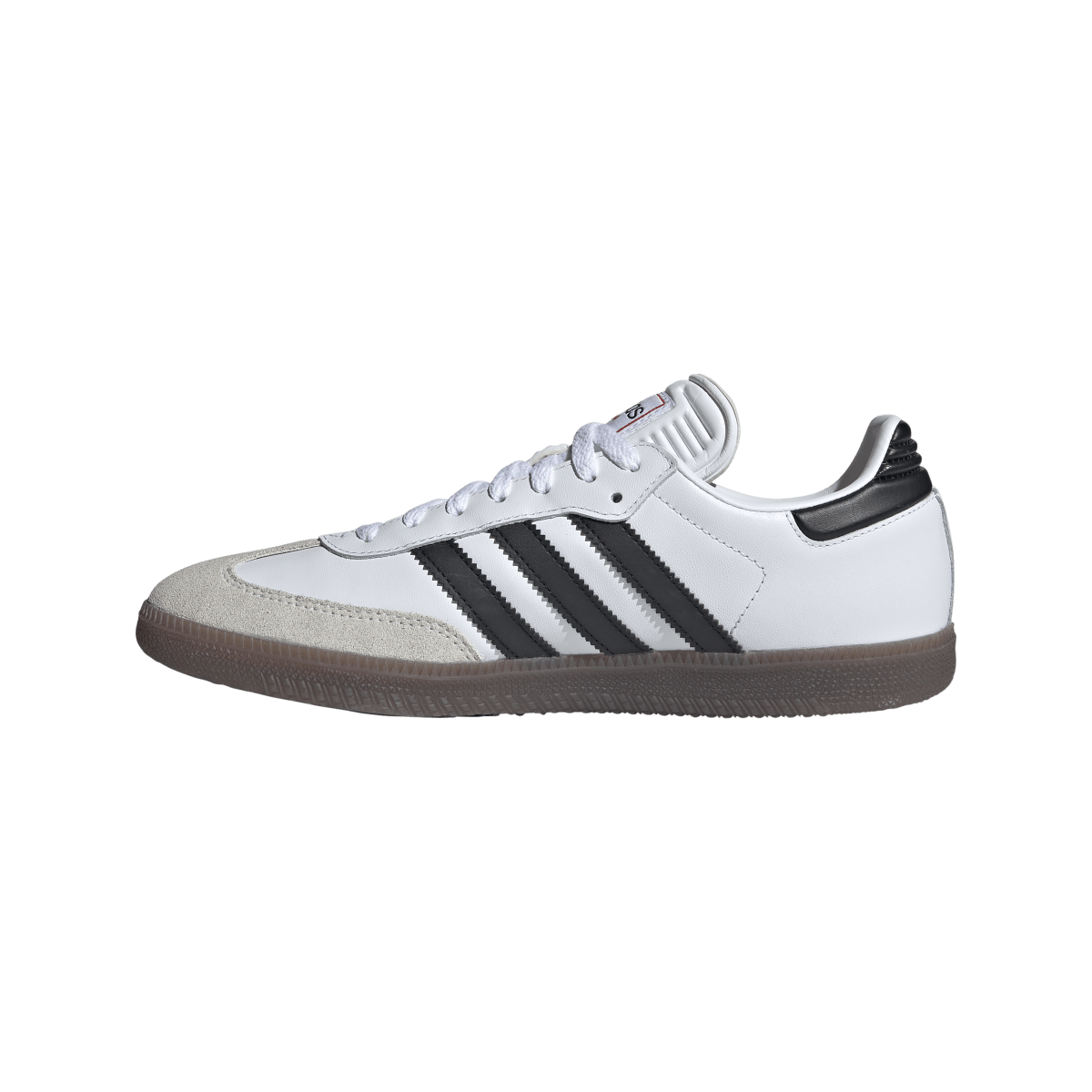 adidas Men's Samba Indoor Soccer Shoes Cloud White / Core Black / Vivid Red / 7.5 adidas Men's Samba Indoor Soccer Shoes Cloud White / Core Black / Vivid Red / 7.5