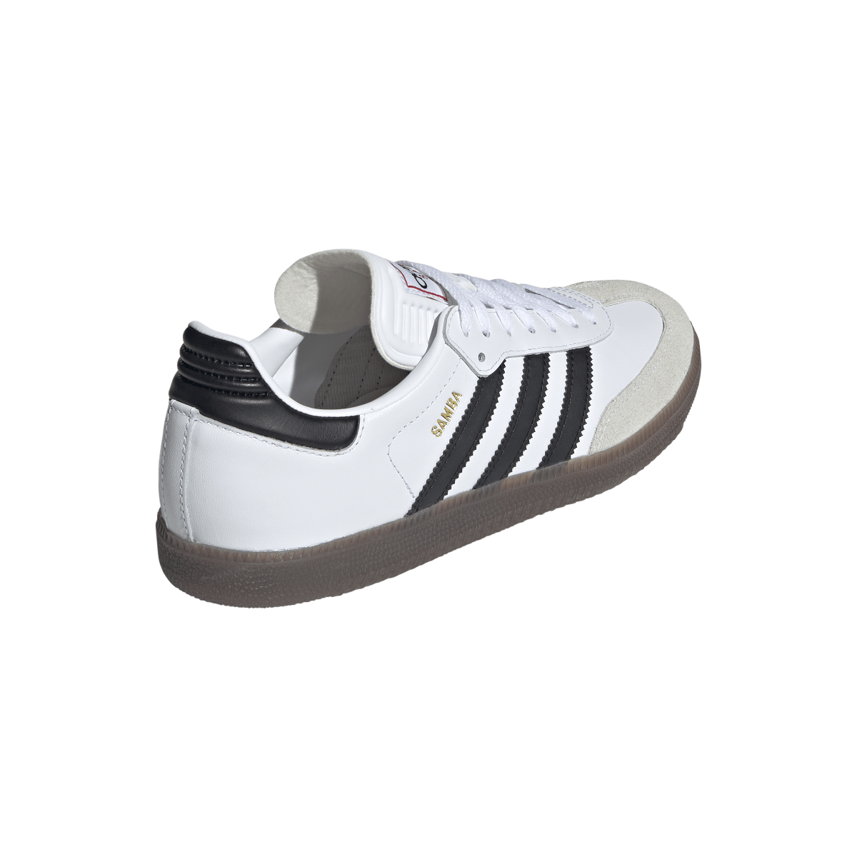 adidas Men's Samba Indoor Soccer Shoes Cloud White / Core Black / Vivid Red / 7.5 adidas Men's Samba Indoor Soccer Shoes Cloud White / Core Black / Vivid Red / 7.5