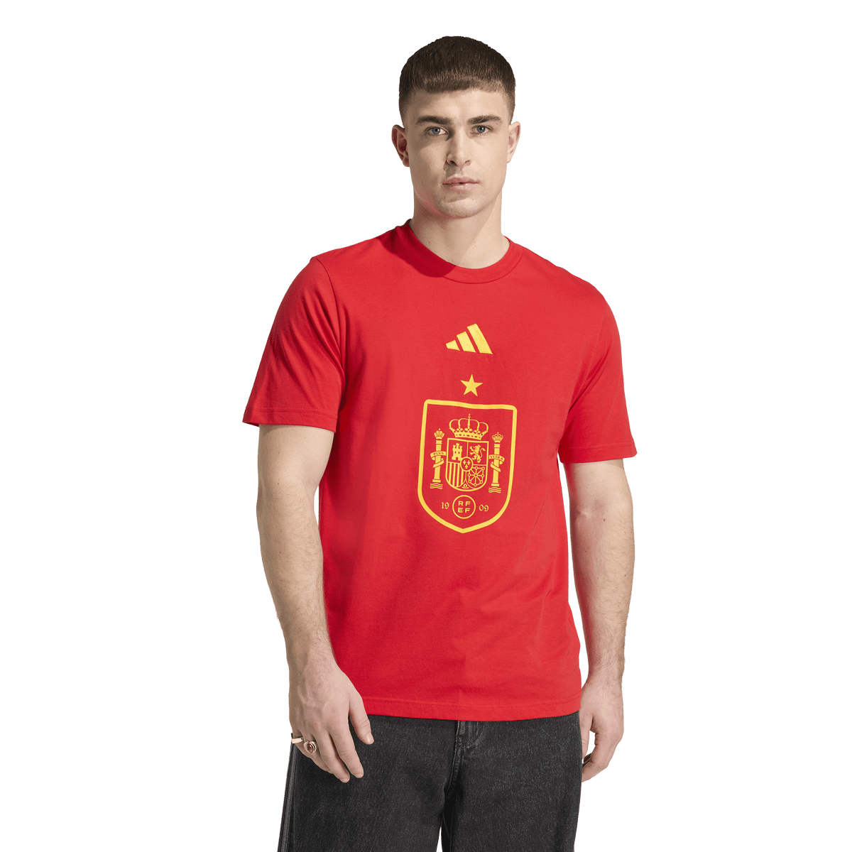 adidas Men's Spain DNA Graphic T-Shirt | JZ2263 - Goal Kick Soccer