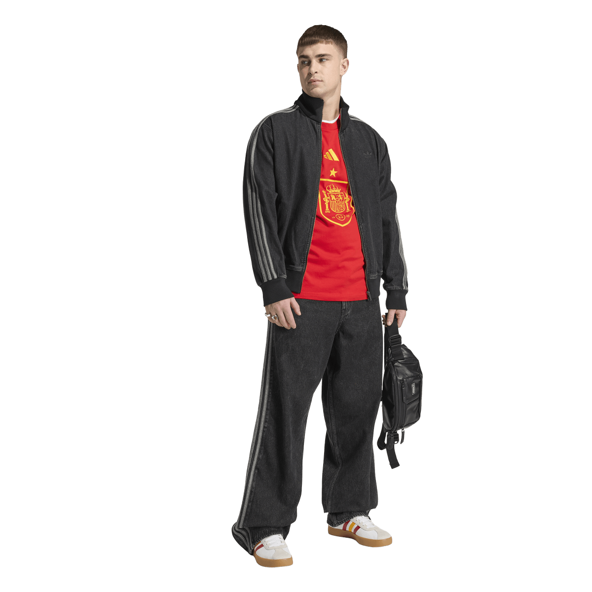 adidas Men's Spain DNA Graphic T-Shirt | JZ2263 - Goal Kick Soccer