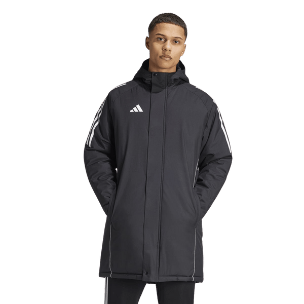 【新品】アディダス　スタジアムジャケット　【M】　ネイビー　サッカー　防寒　中綿 アディダス ベンチコート 中綿 スタジアムジャケット adidas HT6465