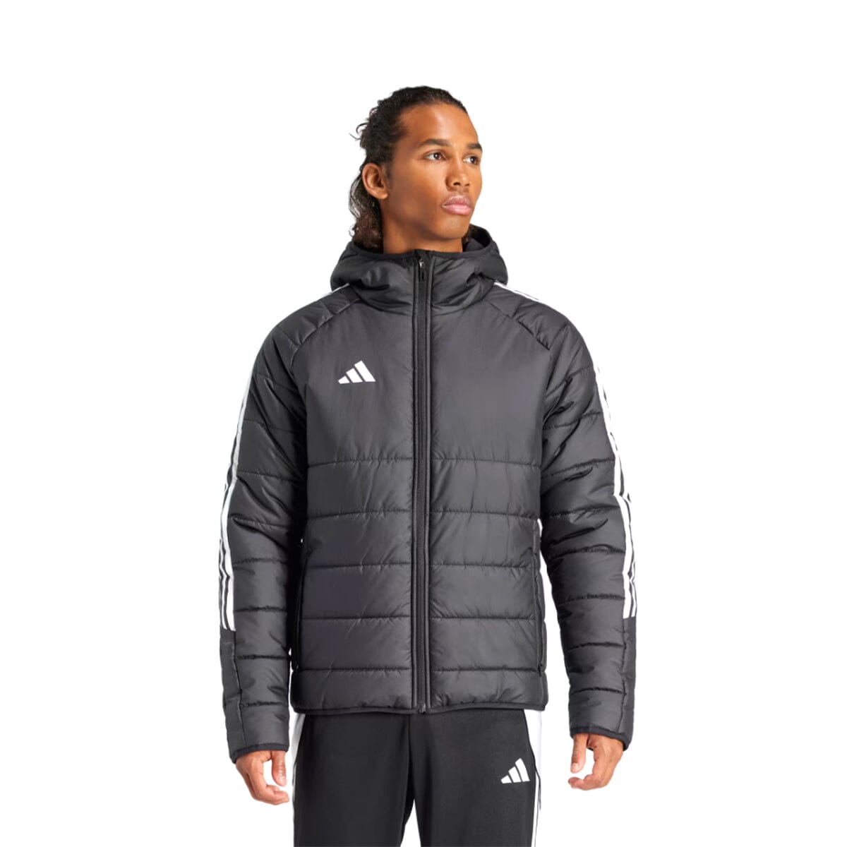 adidas Men&#39;s Tiro 24 Winter Jacket | IJ7388 Jacket adidas Adult Small Black / White 