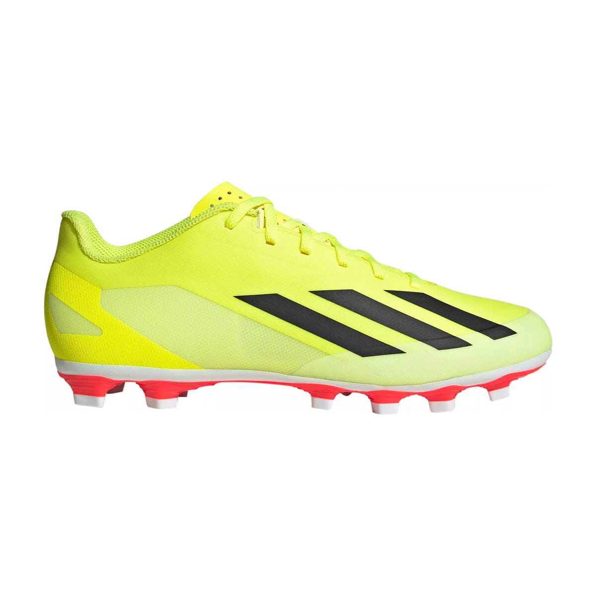 adidas Men&#39;s X Crazyfast Club FxG Soccer Cleats | IG0618 Soccer Cleats Adidas 5.5 TEAM SOLAR YELLOW 2/CORE BLACK/FTWR WHITE 