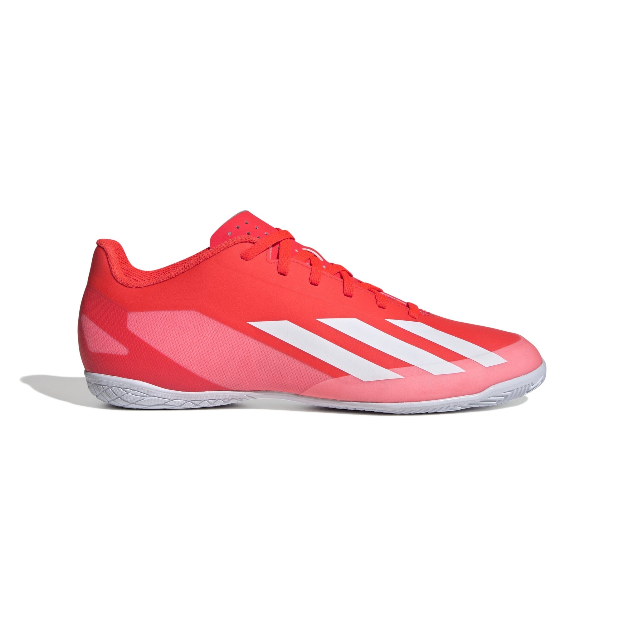 adidas Men's X Crazyfast Club Indoor Boots | IF0721 Shoes Adidas 8 Solar Red / Cloud White / Team Solar Yellow 2 