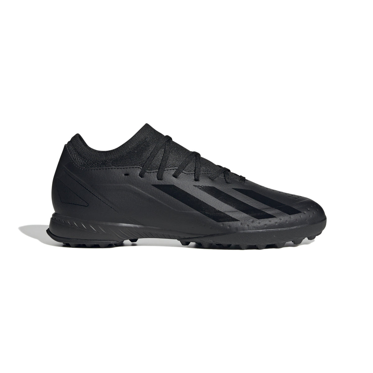 adidas Unisex-Adult X Crazyfast.3 Turf Soccer Shoes | ID9336 Soccer Cleats Adidas 7 Core Black/Core Black/Core Black 