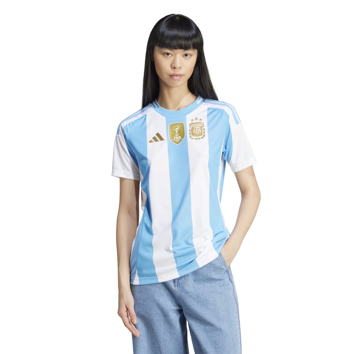 adidas Women&#39;s Argentina 24 Home Jersey | IP8386 Jersey Adidas Small White / Blue Burst 