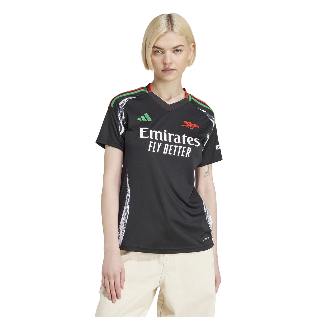 adidas Women&#39;s Arsenal 24/25 Away Jersey | IS8120 Apparel Adidas X-Small Black 