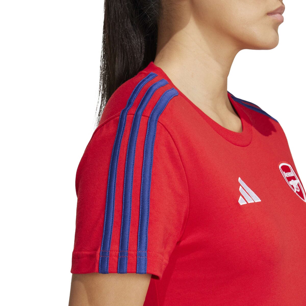 adidas Women's Arsenal 3-Stripes T-Shirt | IT4106 Apparel Adidas 