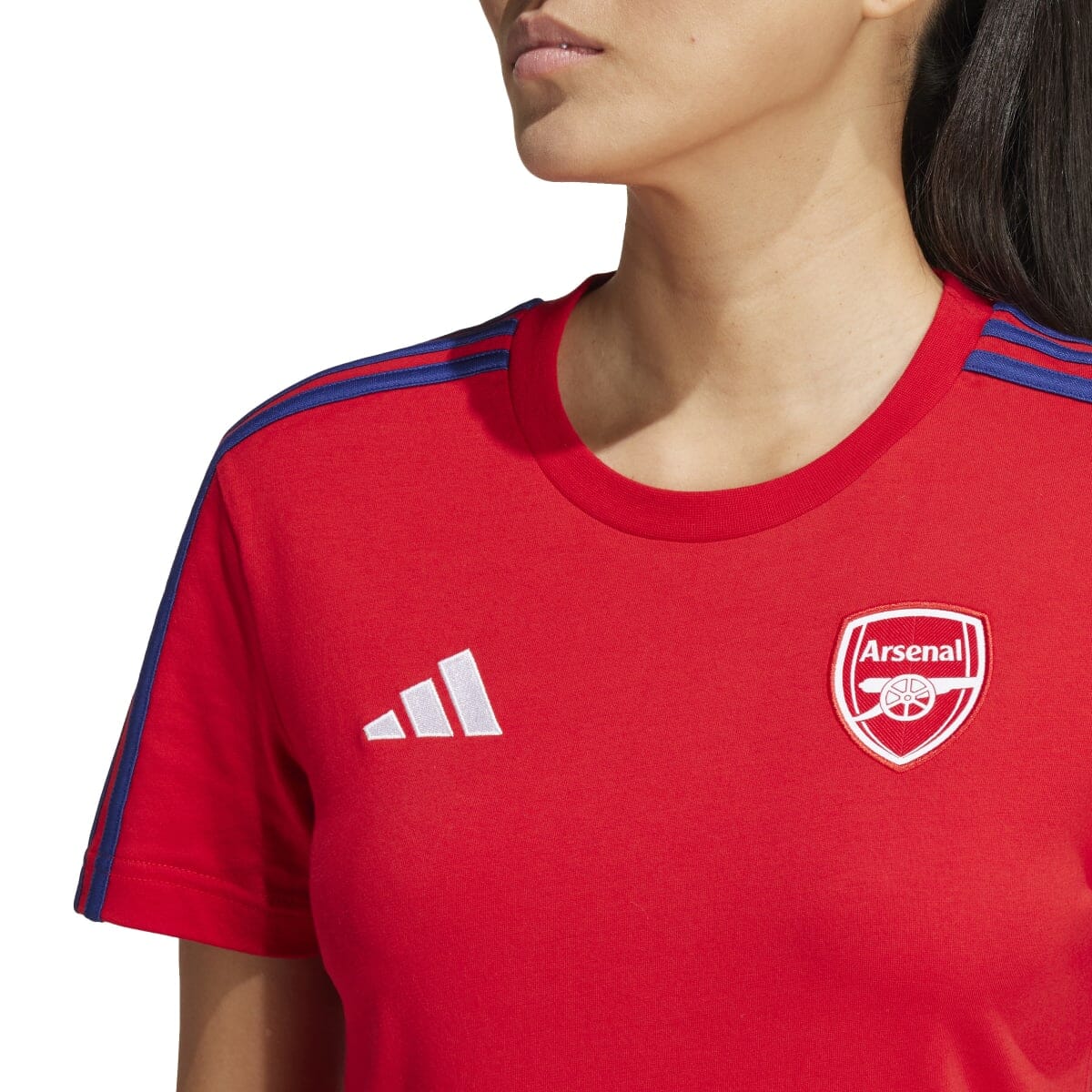 adidas Women's Arsenal 3-Stripes T-Shirt | IT4106 Apparel Adidas 