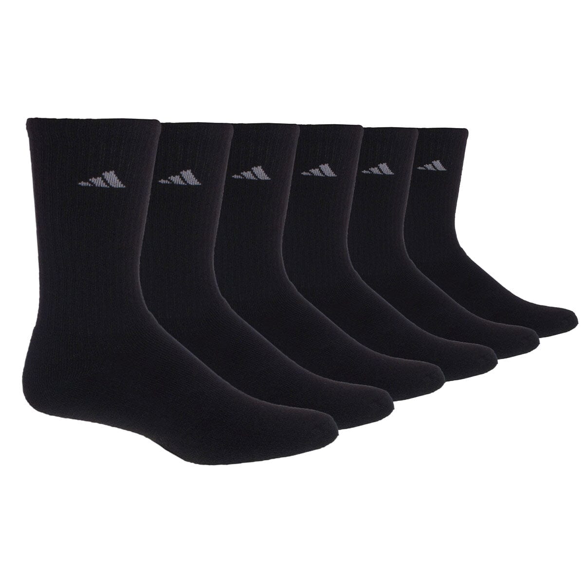 adidas Women&#39;s Athletic Crew Socks - 6 Pack Socks Adidas Black 