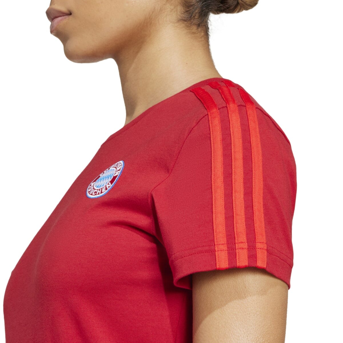 adidas Women's FC Bayern 3-Stripes T-Shirt | IT4147 Hoodie adidas 