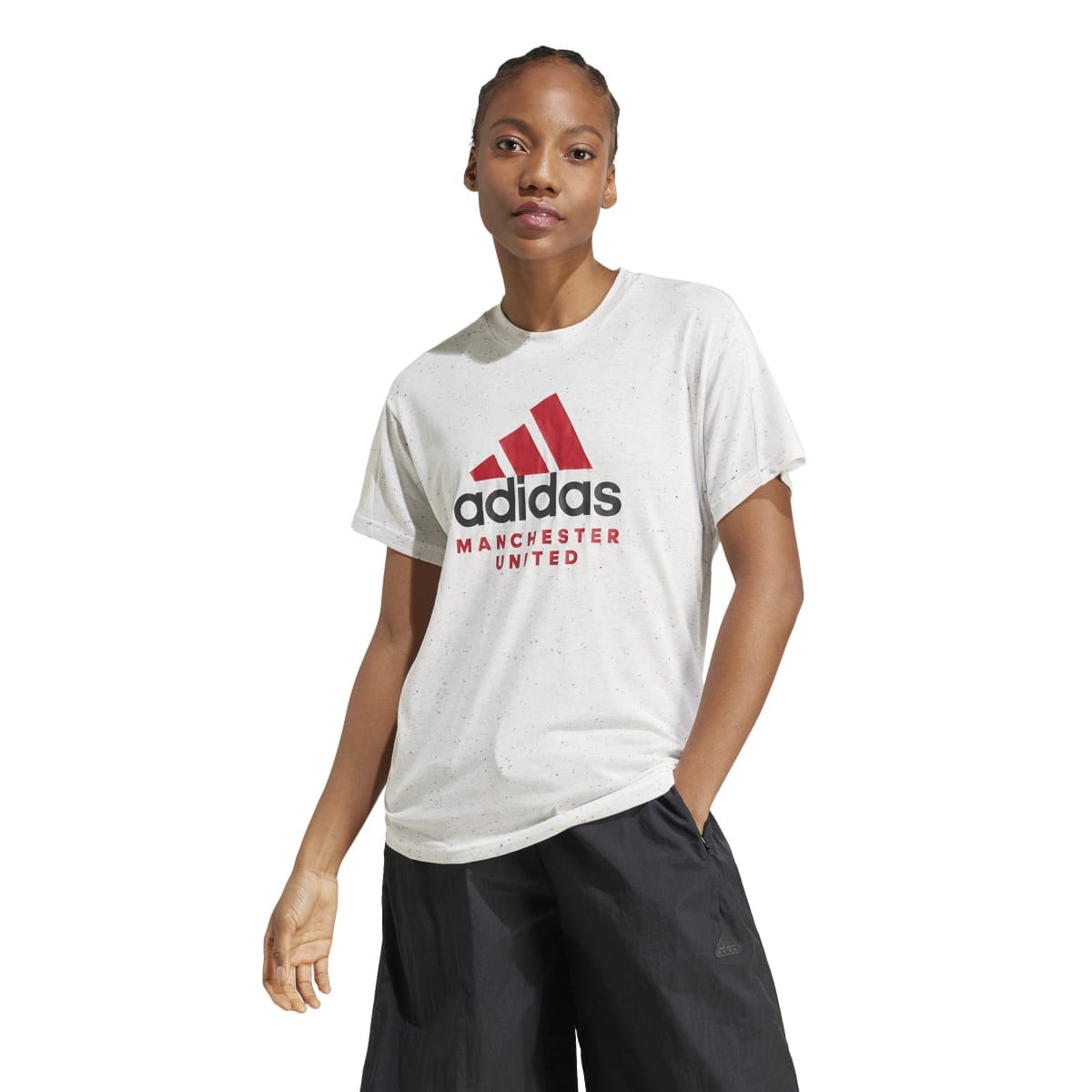 adidas Women&#39;s Manchester United FC T-Shirt | IT4178 T-Shirt adidas Small White 