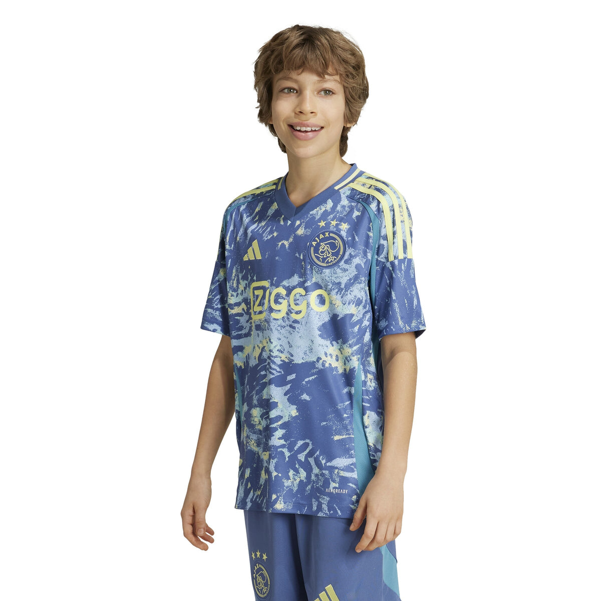 adidas Youth Ajax Amsterdam 24/25 Away Jersey | IT3493 Jersey Adidas Youth Medium Crew Blue 