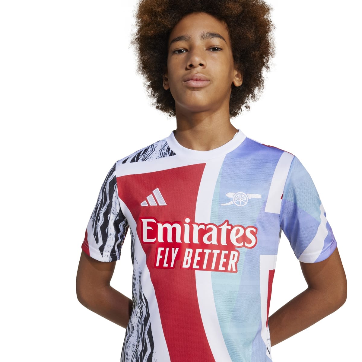 adidas Youth Arsenal 24/25 Pre-Match Jersey | JE7565 Jersey adidas 