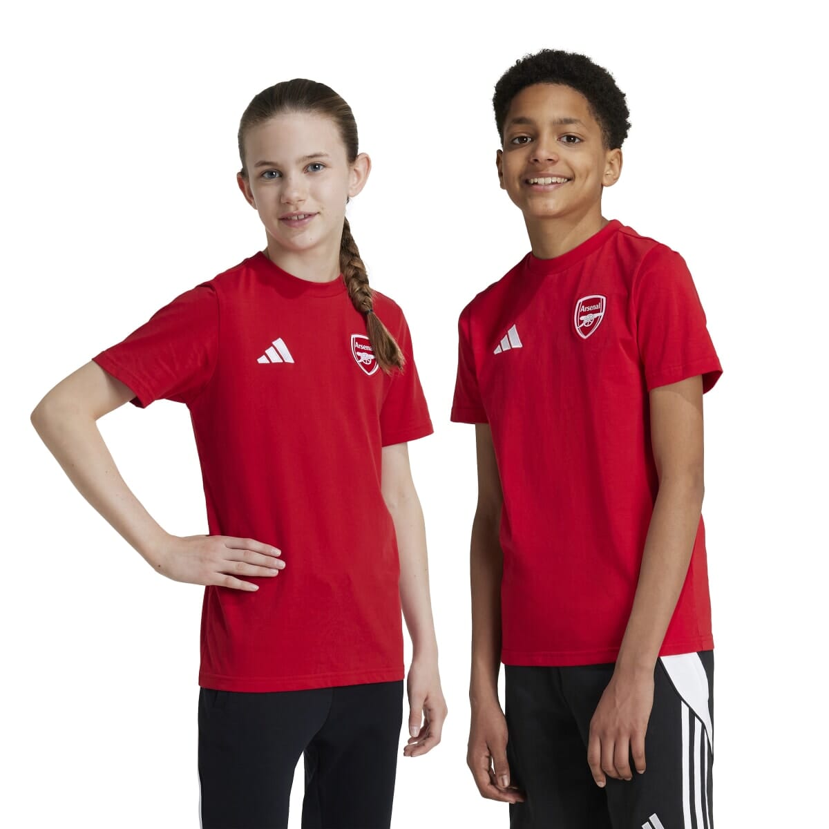 adidas Youth Arsenal T-Shirt | IT4095 Apparel Adidas Youth Medium Red 