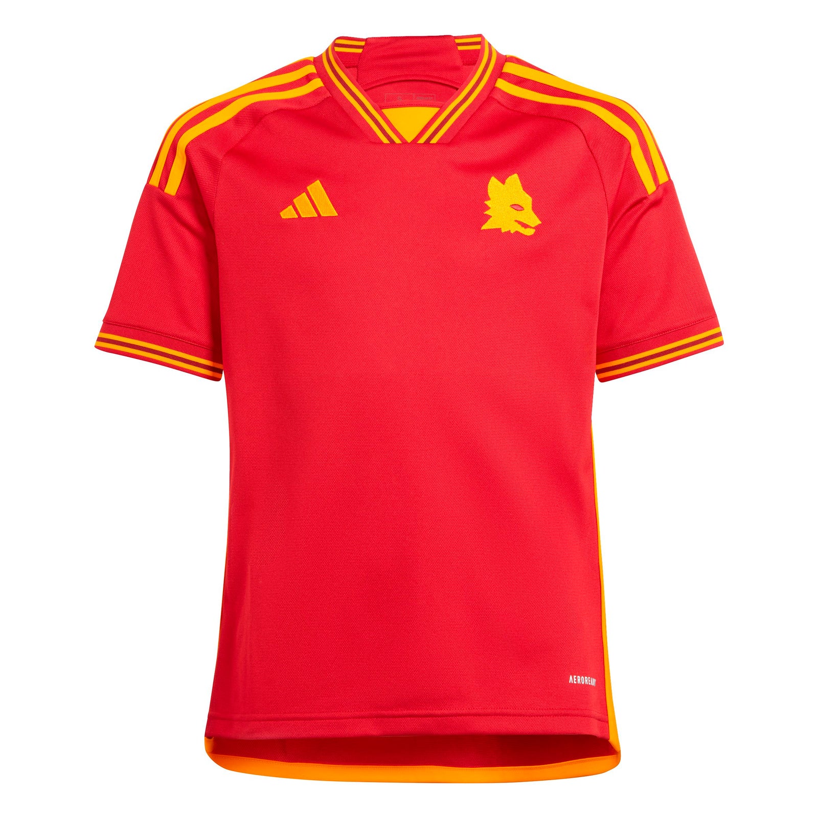 adidas Youth AS Roma 23 24 Home Jersey IK7160 Goal Kick Soccer