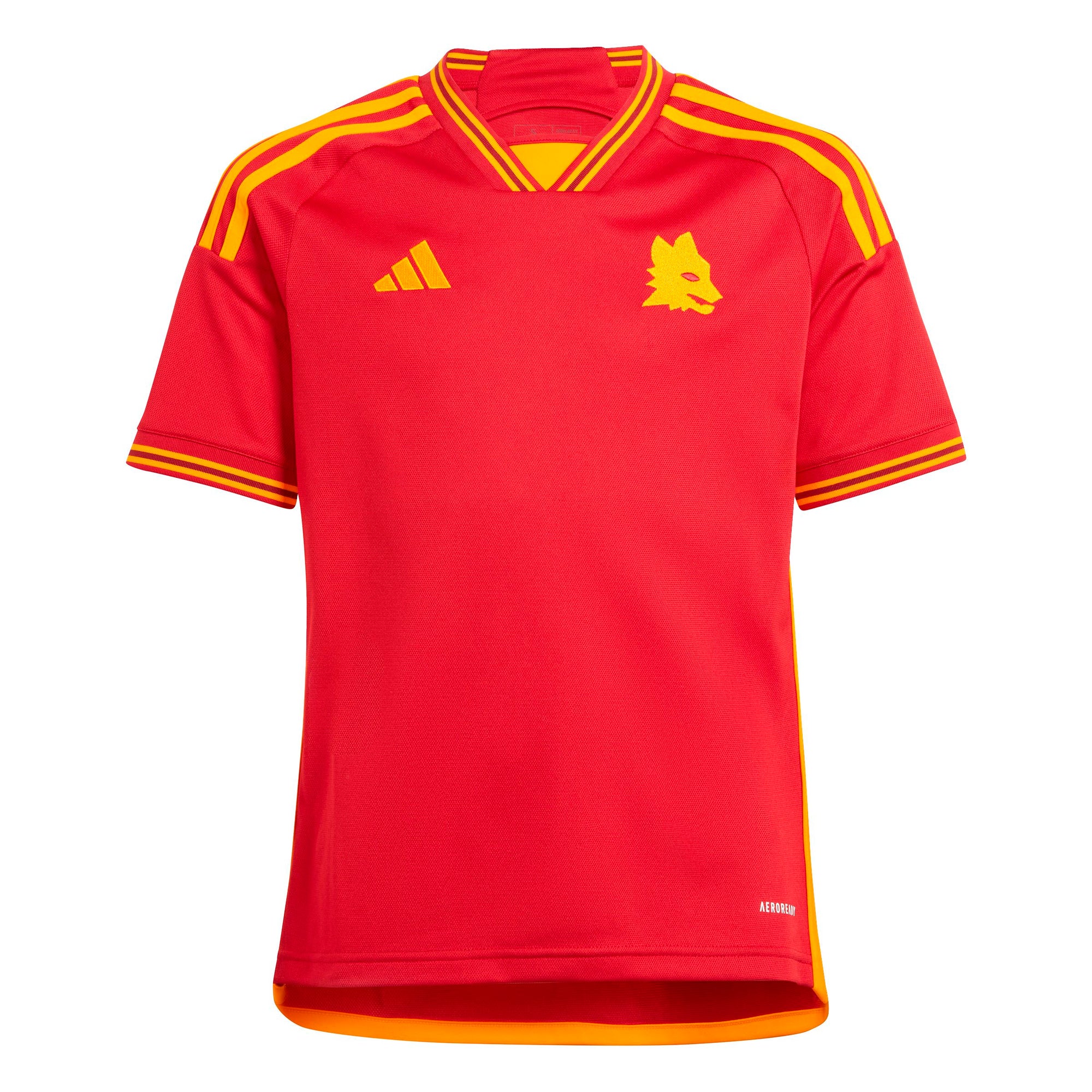 adidas Youth AS Roma 23/24 Home Jersey | IK7160 Jersey Adidas Youth Medium Team Victory Red 