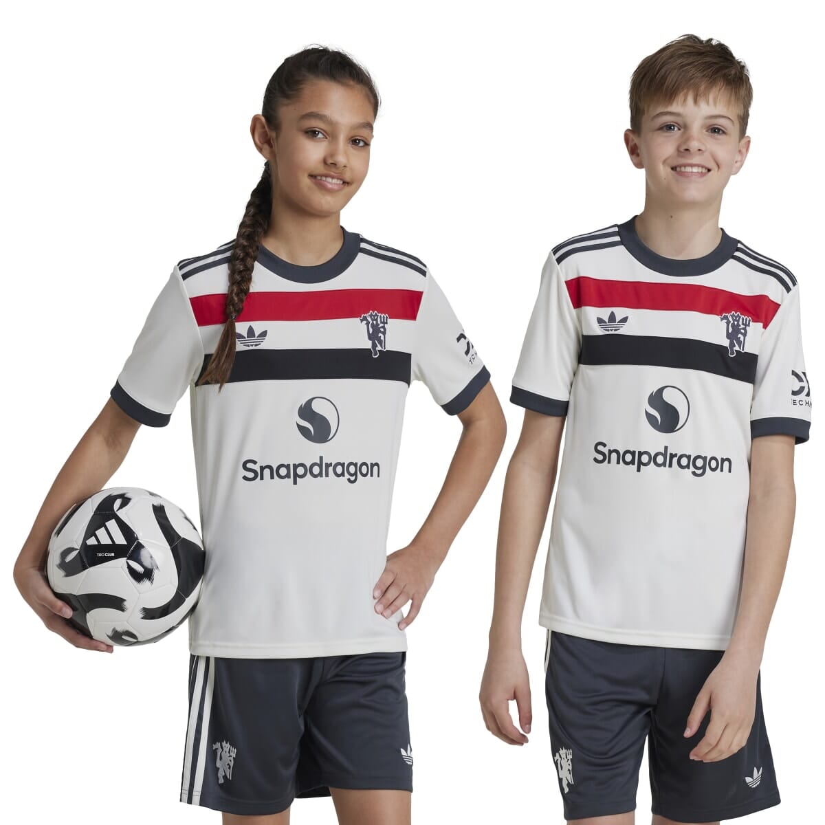 adidas Youth Manchester United 24/25 Third Jersey | IY7804 Jersey adidas Youth Medium White 