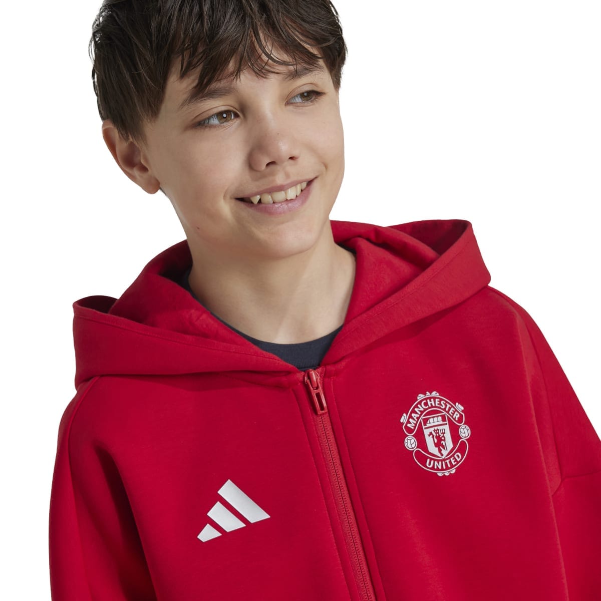 adidas Youth Manchester United Anthem Jacket | IT4188 Jacket Adidas Youth Medium Red 