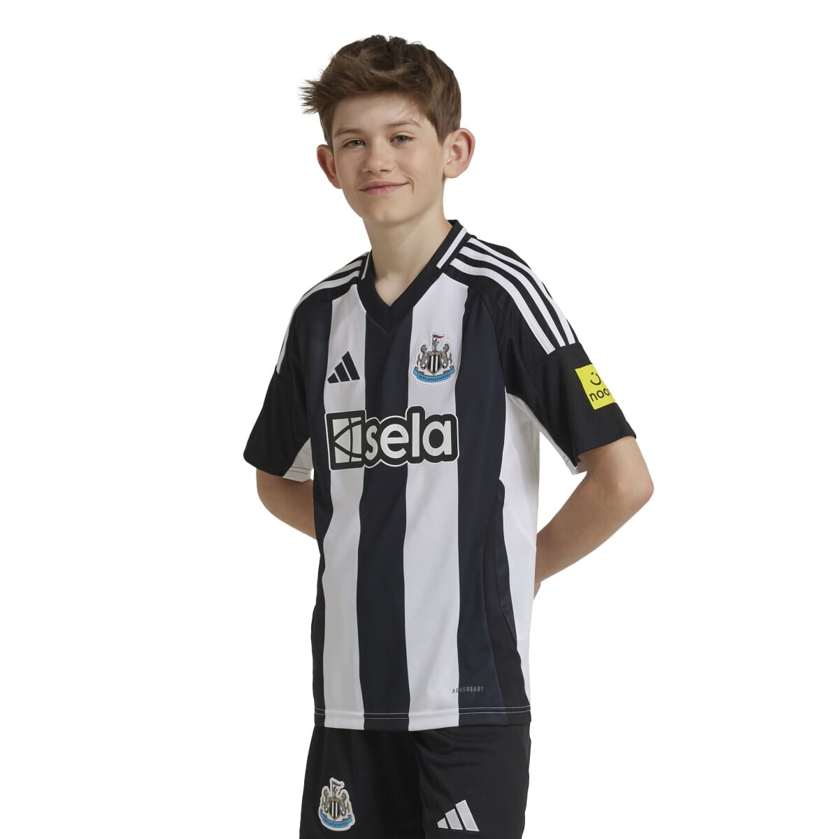 adidas Youth Newcastle United FC 24/25 Home Jersey | IX3171 Jersey Adidas Youth Medium Black/White/Onix 