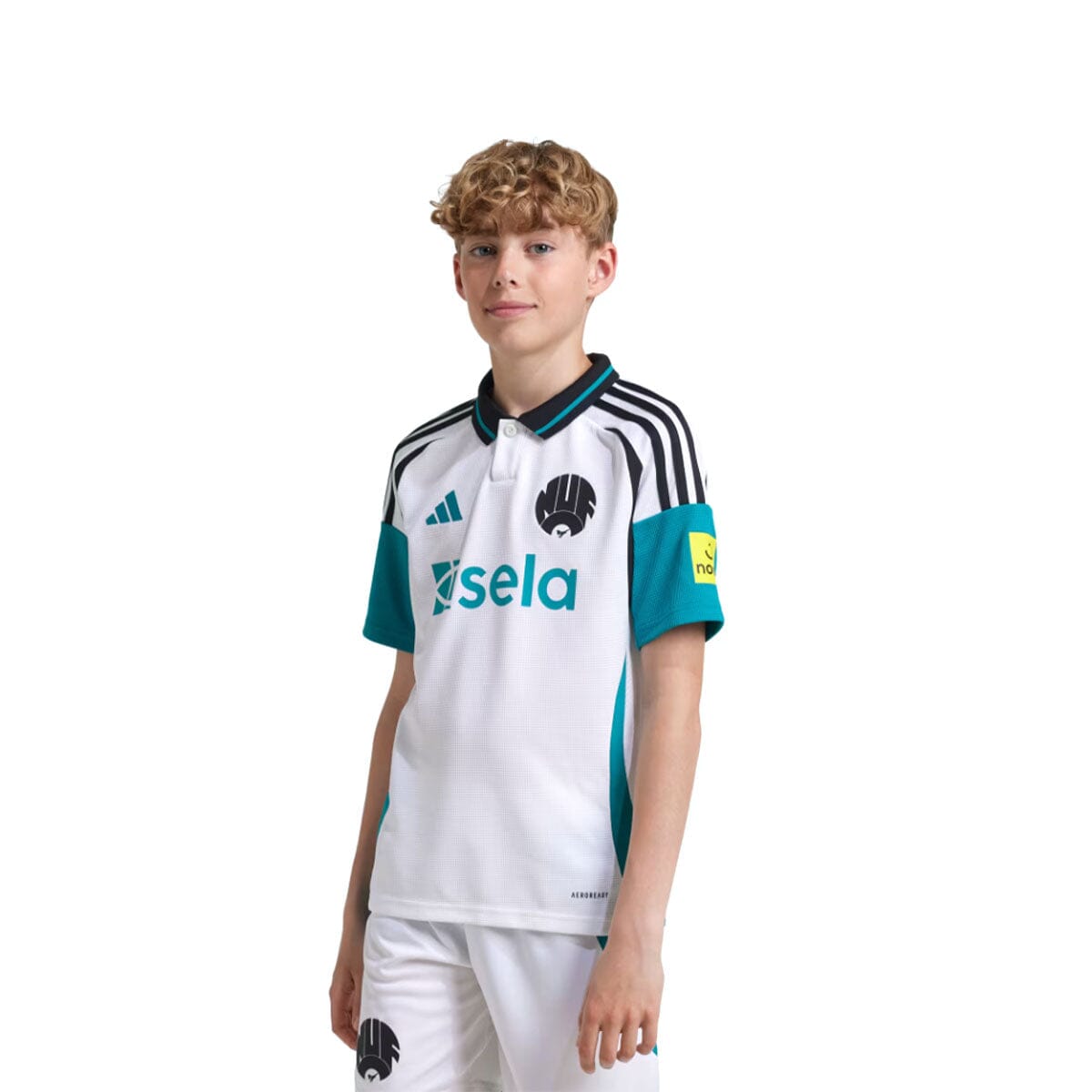 adidas Youth Newcastle United FC 24/25 Third Jersey | JX6511 Jersey Adidas Youth Medium White/Green 