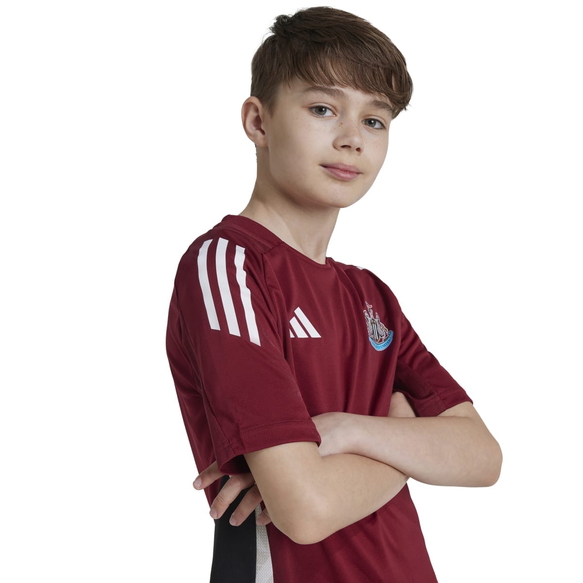 adidas Youth Newcastle United FC Tiro 24 Training Jersey | IZ3152 Jersey Adidas Youth Small Burgundy 