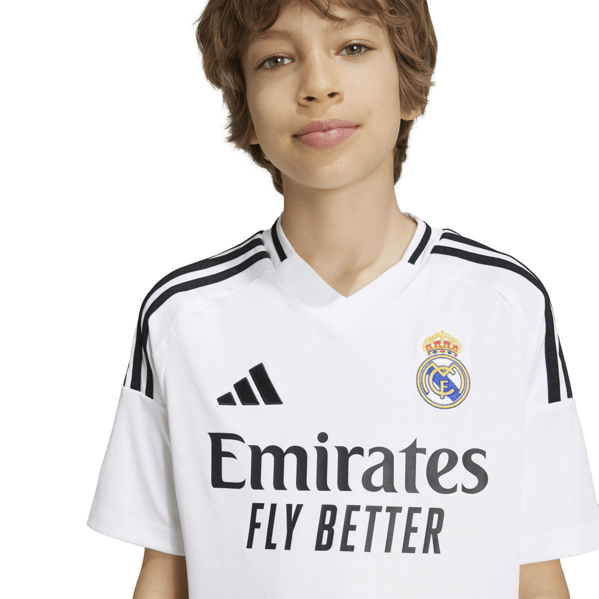 adidas Youth Real Madrid 24/25 Home Jersey | IT5186 - Goal Kick Soccer adidas Youth Real Madrid 24/25 Home Jersey | IT5186 - Goal Kick Soccer