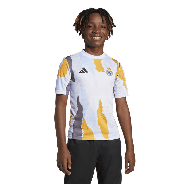 adidas Youth Real Madrid Pre-Match Jersey | JJ3491 - Goal Kick Soccer