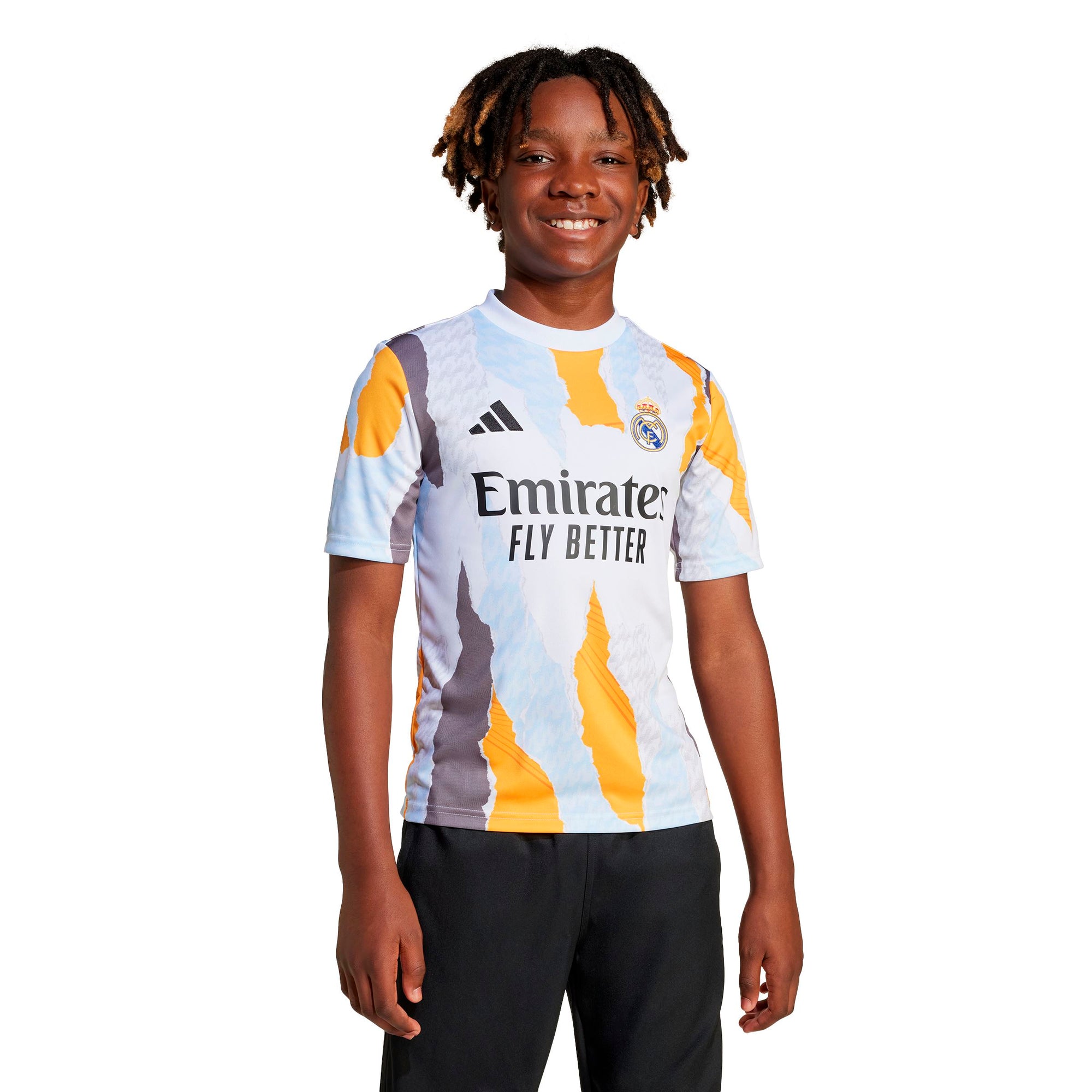 adidas Youth Real Madrid Pre-Match Jersey | JJ3491 Hoodie adidas 