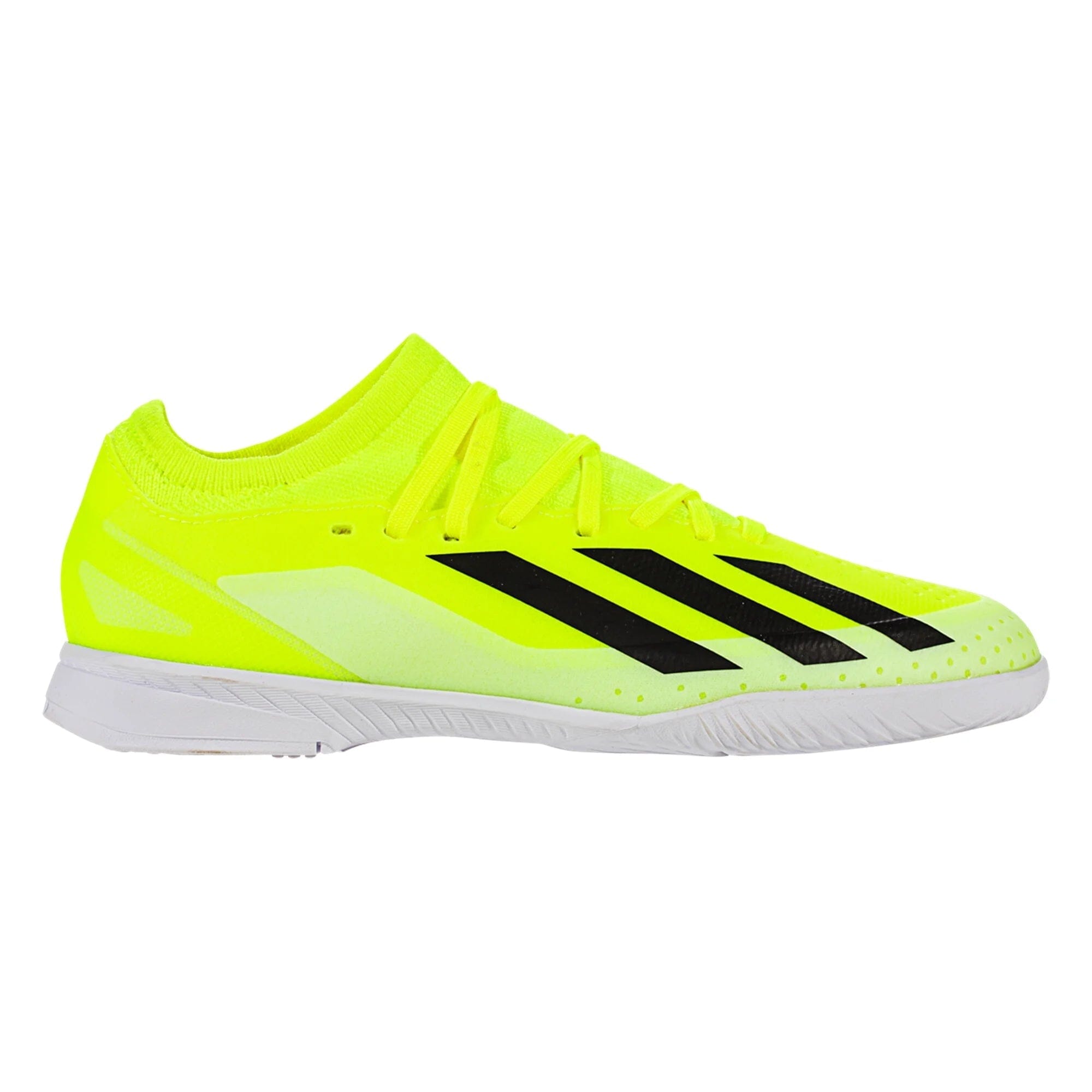 adidas Youth X Crazyfast League Indoor Shoes | IF0685 Adidas 1 TEAM SOLAR YELLOW 2/CORE BLACK/FTWR WHITE 