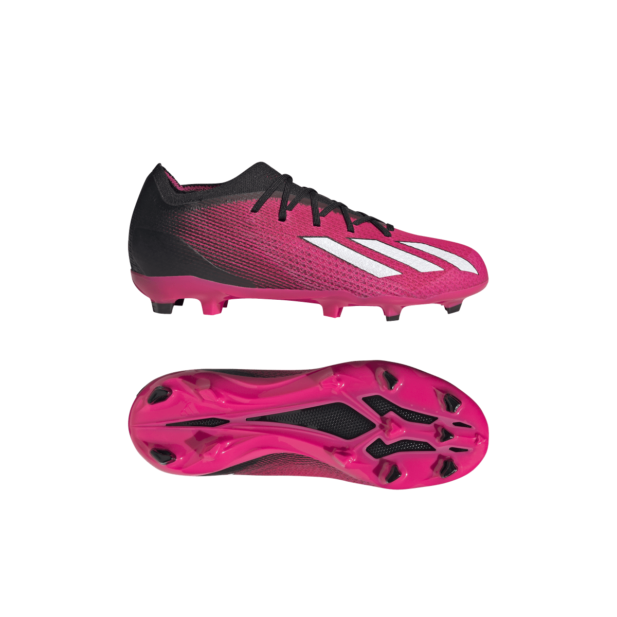 adidas x Speedportal.1 FG Youth - Pink/White/Black - Size 6 adidas x Speedportal.1 FG Youth - Pink/White/Black - Size 6