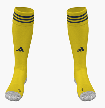 Ames Soccer Club AdiSock 2025 - 27 | Yellow - Goal Kick Soccer