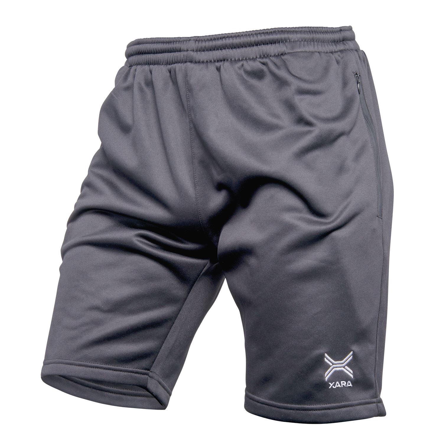 Bradford Coaches Short - Unisex Coaches Gear Xara Soccer Grey Youth Large 