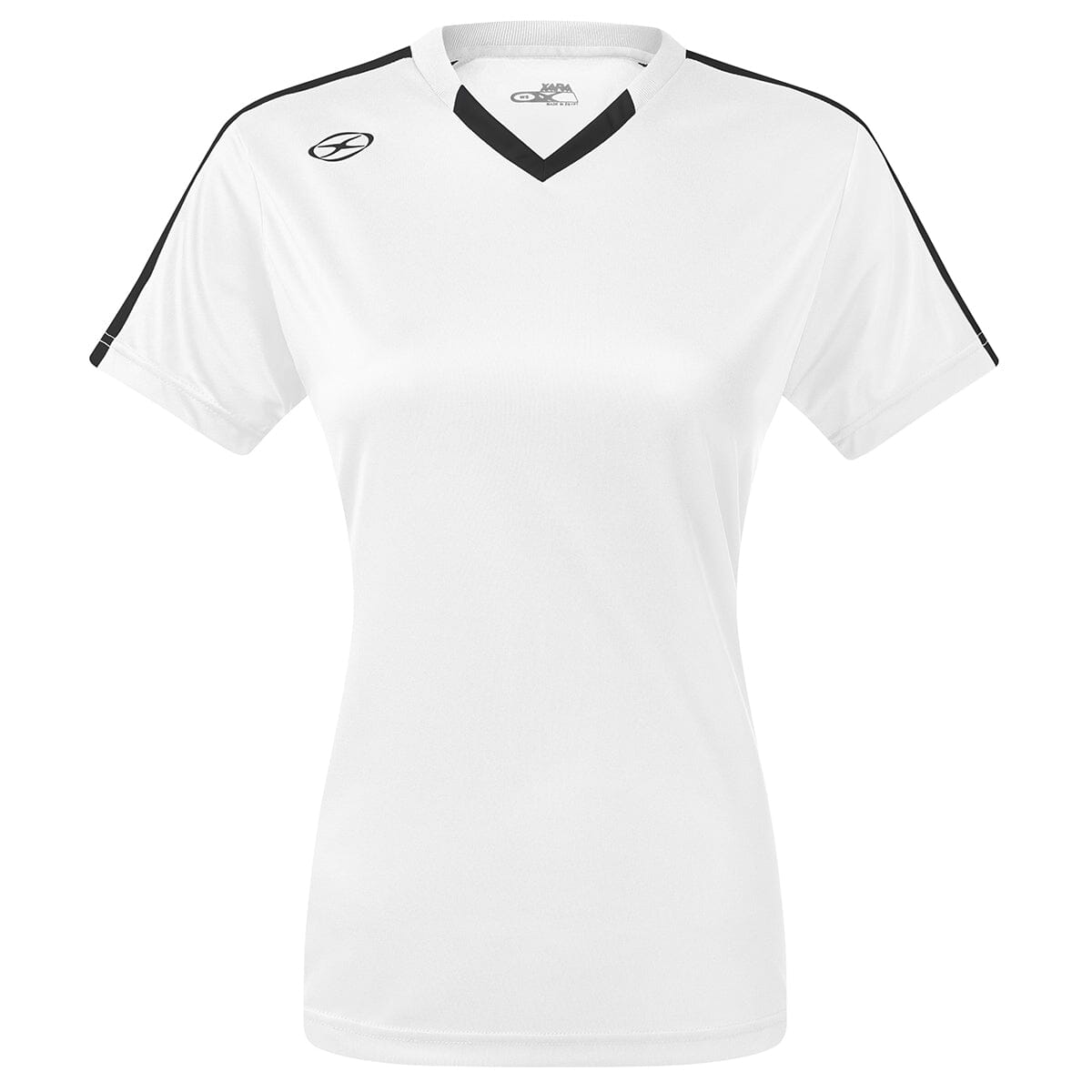 Britannia Jersey - Away Colors - Female Shirt Xara Soccer White/Black Womens Youth Large 