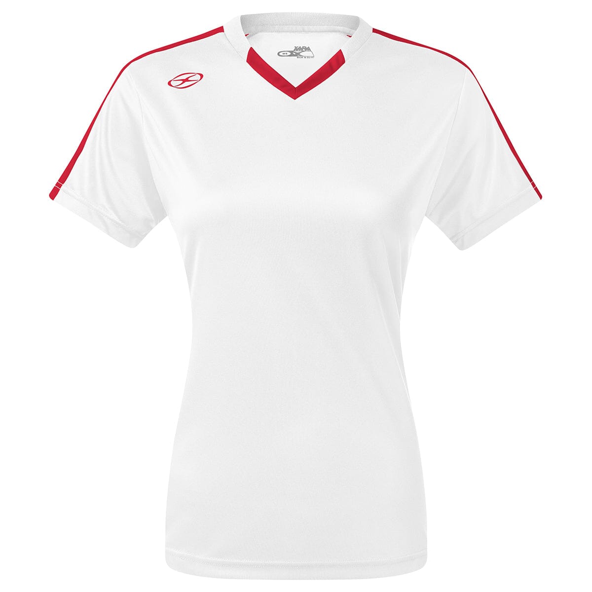Britannia Jersey - Away Colors - Female Shirt Xara Soccer White/Red Womens Medium 