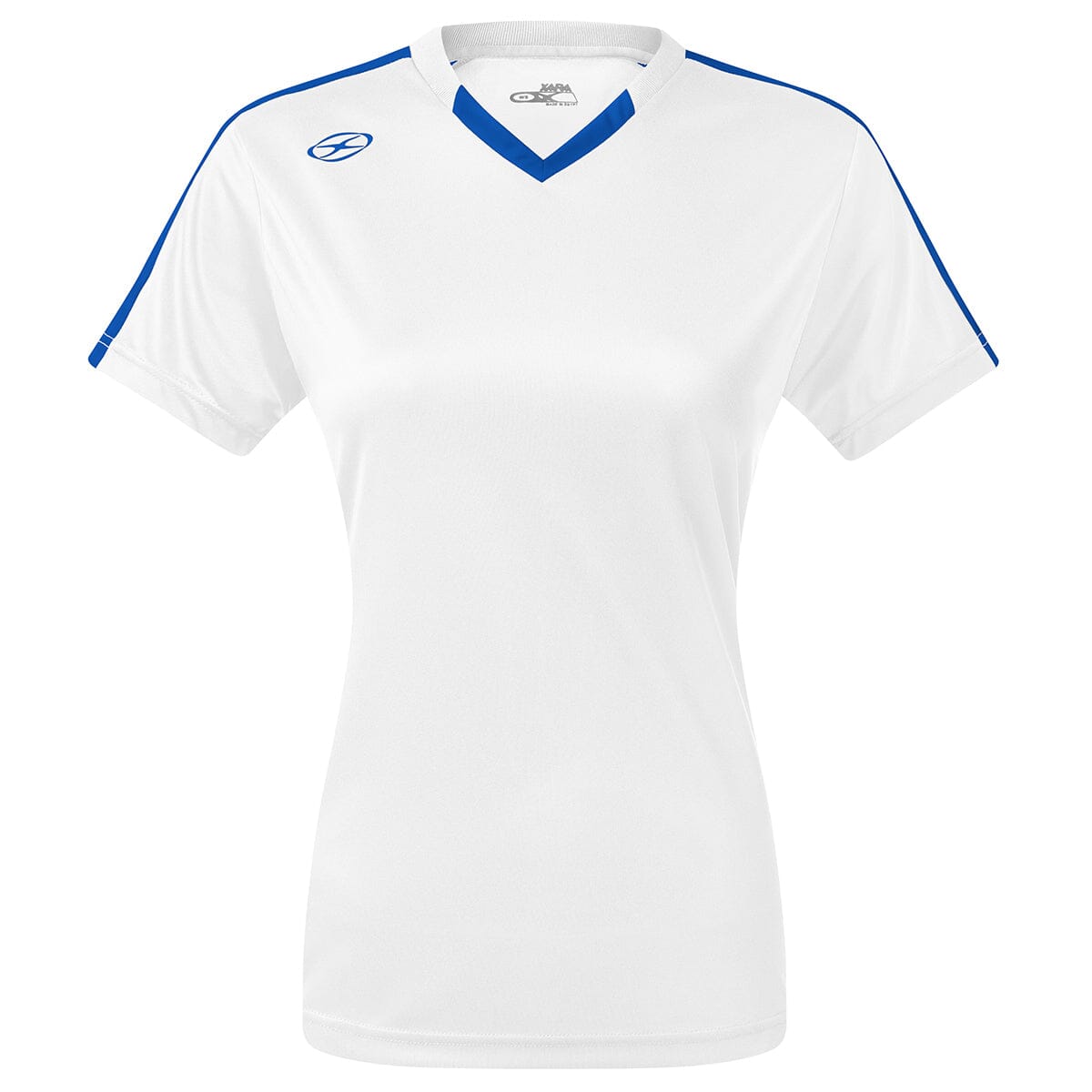 Britannia Jersey - Away Colors - Female Shirt Xara Soccer White/Royal Womens Youth Medium 