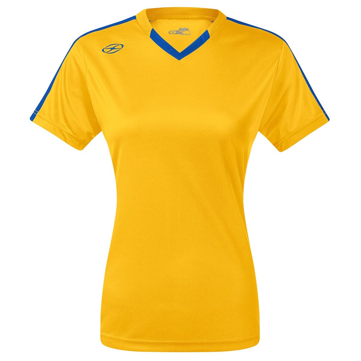 Britannia Jersey - Home Colors - Female Shirt Xara Soccer Gold/Royal Womens Small 