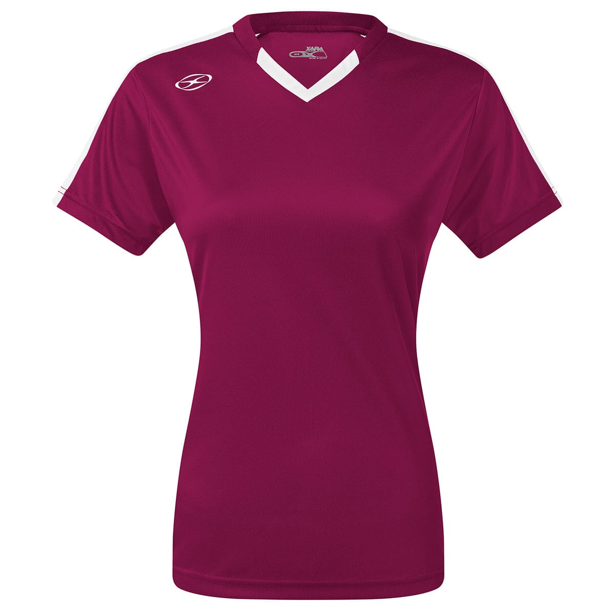 Britannia Jersey - Home Colors - Female Shirt Xara Soccer Maroon/White Womens Large 