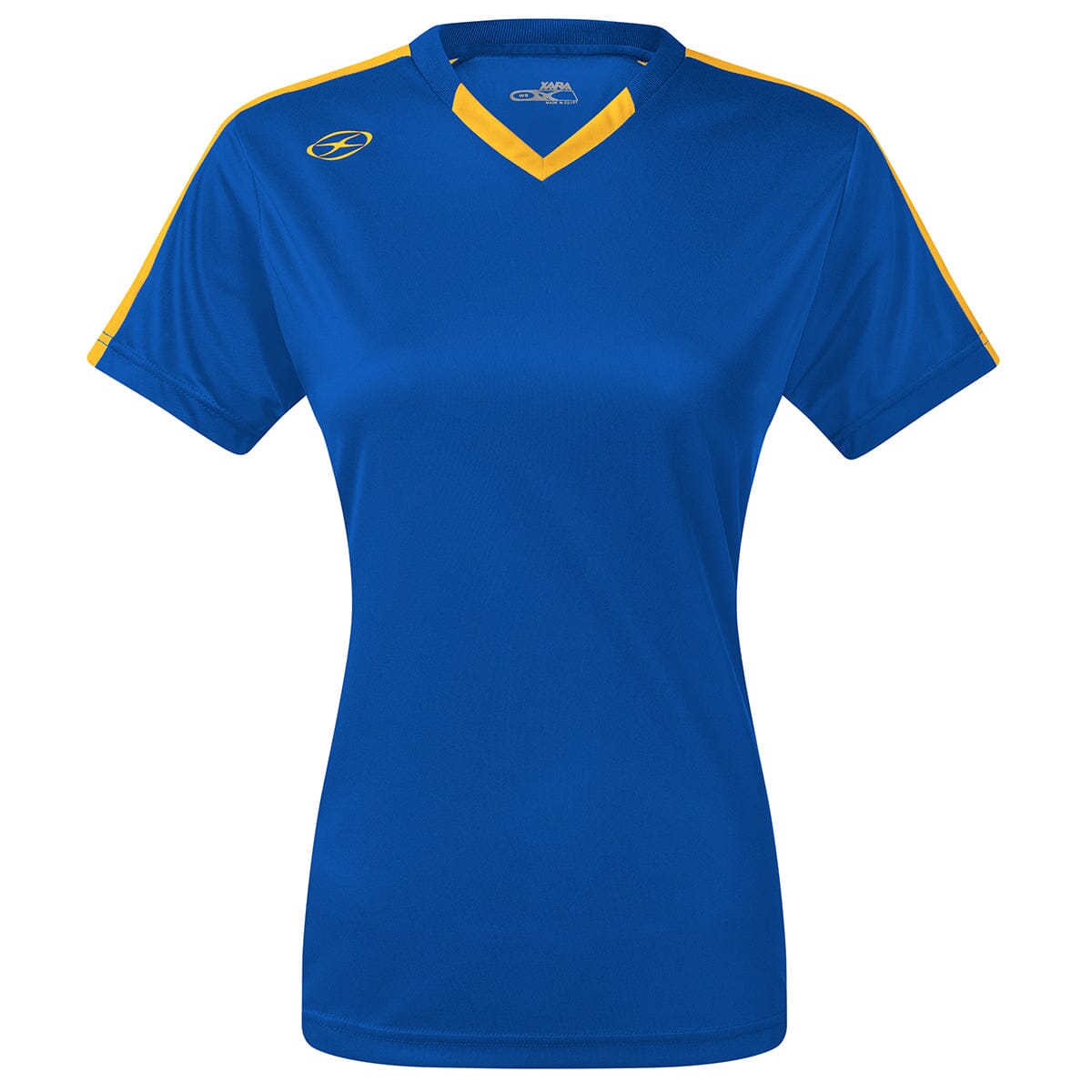 Britannia Jersey - Home Colors - Female Shirt Xara Soccer Royal/Gold Womens Small 