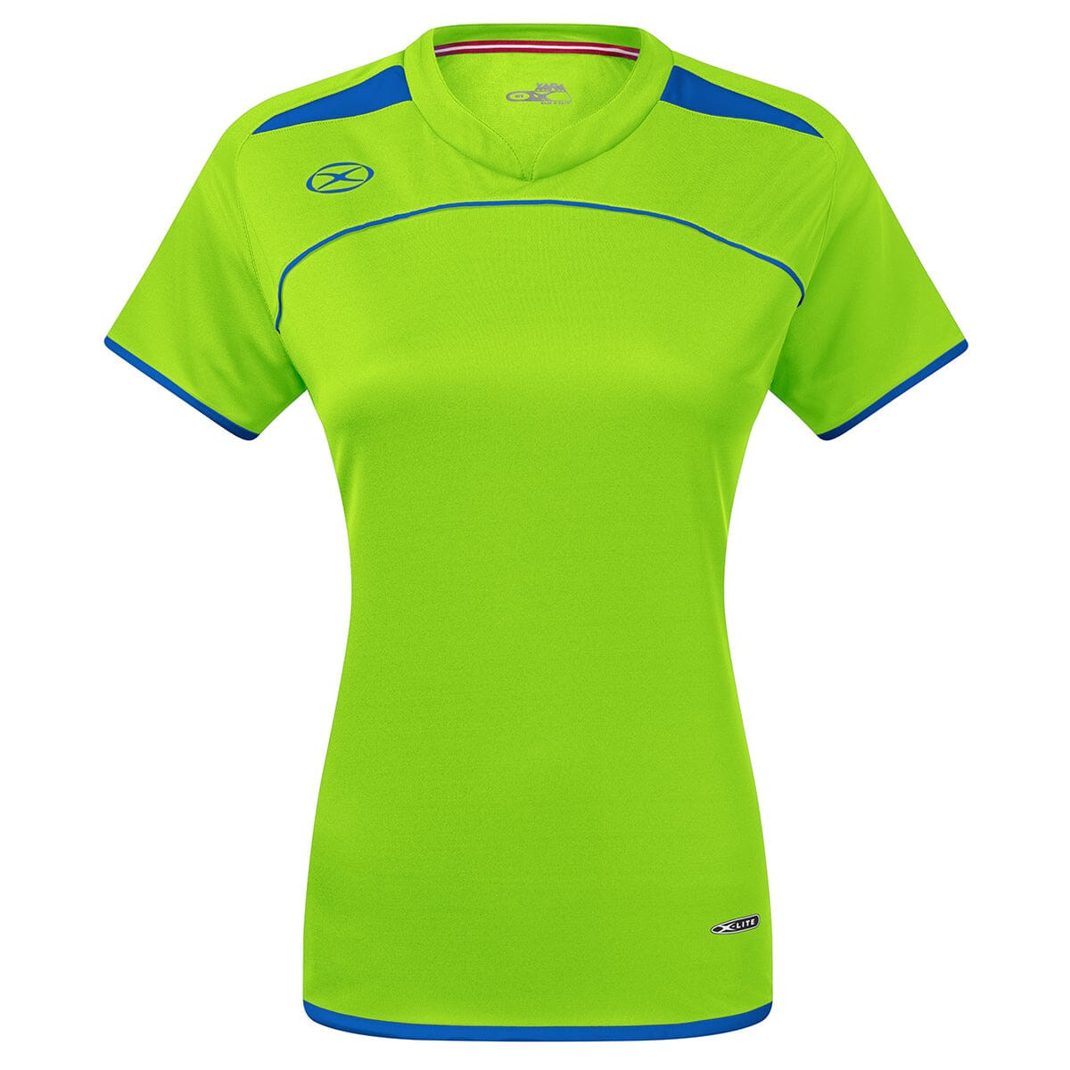 Cardiff Jersey - Female Shirt Xara Soccer Bright Green/Royal Womens Medium 