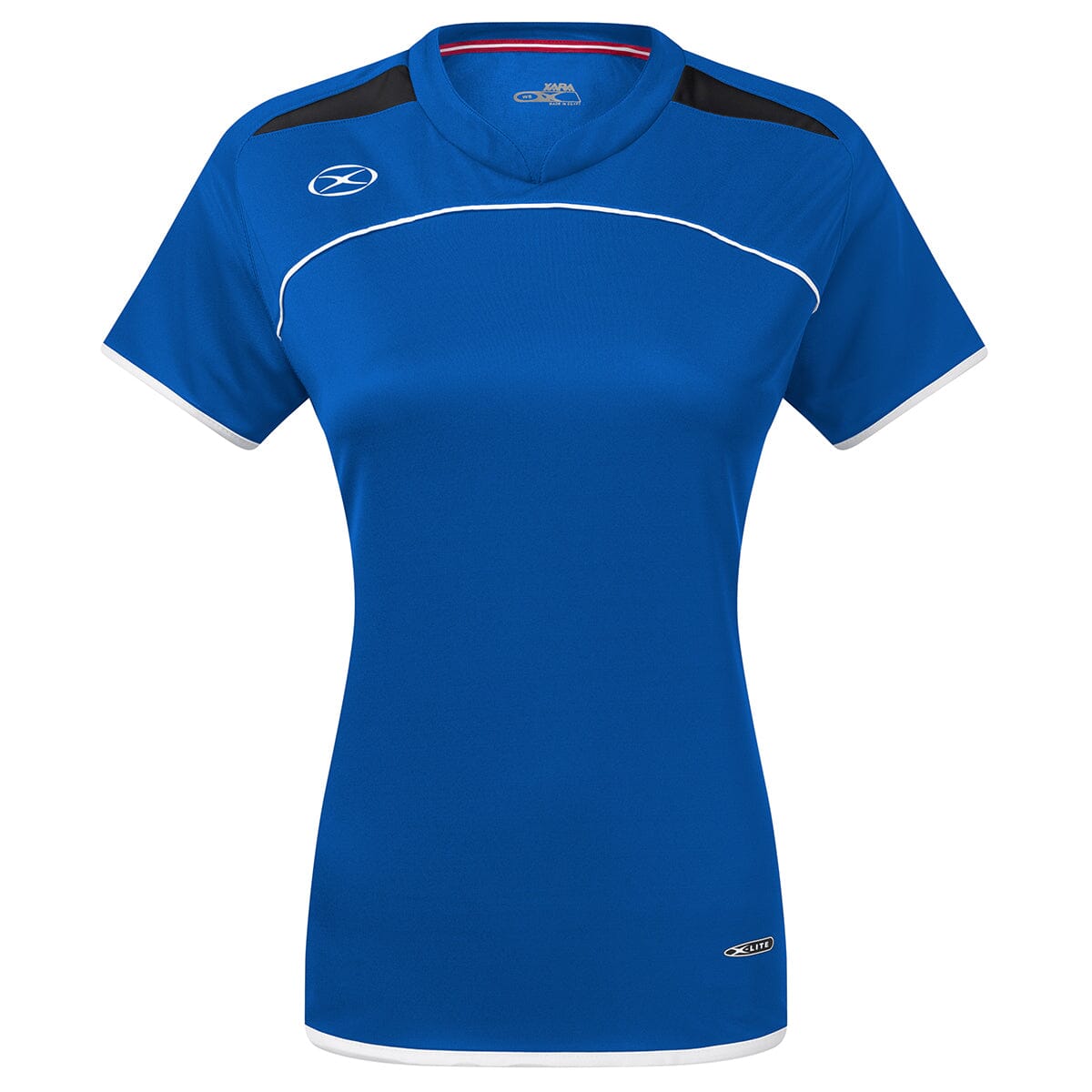 Cardiff Jersey - Female Shirt Xara Soccer Royal/Black/White Womens Youth Small 