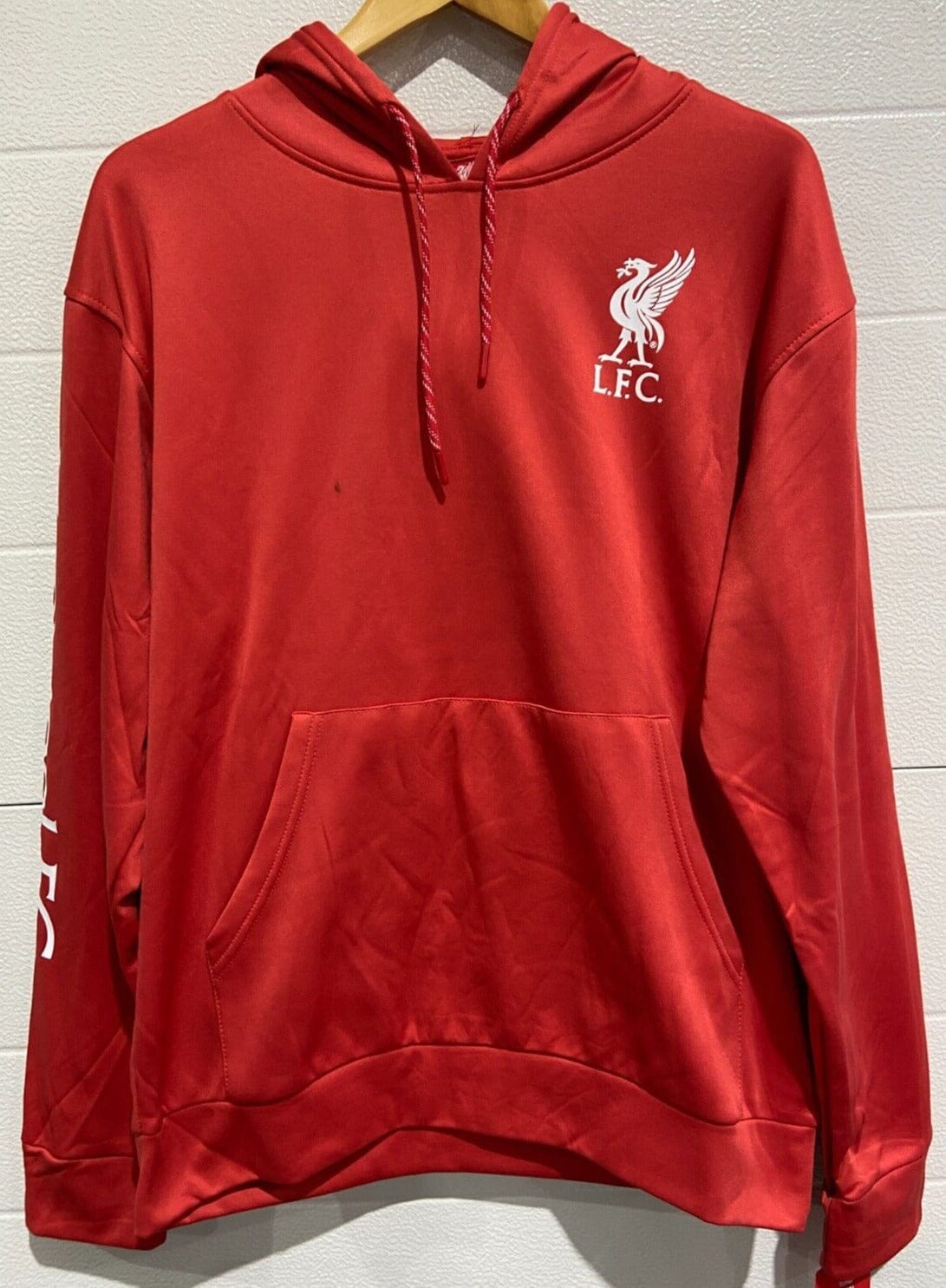 Icon Sports Men&#39;s Liverpool F.C. Pullover Hoodies | Small Goal Kick Soccer 