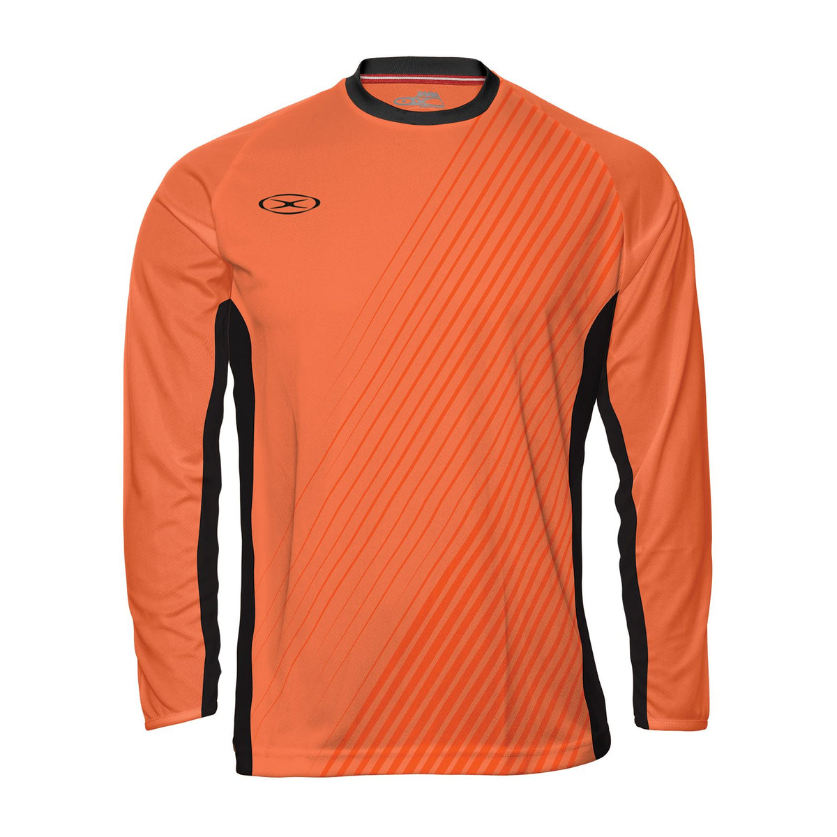 Landow Goal Keeper Shirt - Unisex -Multiple Color Options! Shirt Xara Soccer Orange / Black Youth Small 