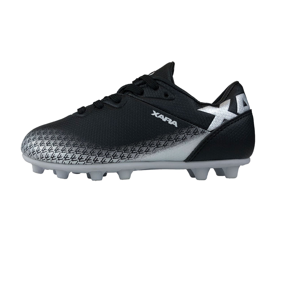 Matrix Studded Shoe - Child &amp; Youth Shoes Xara Soccer Black/Silver Child Size 8 