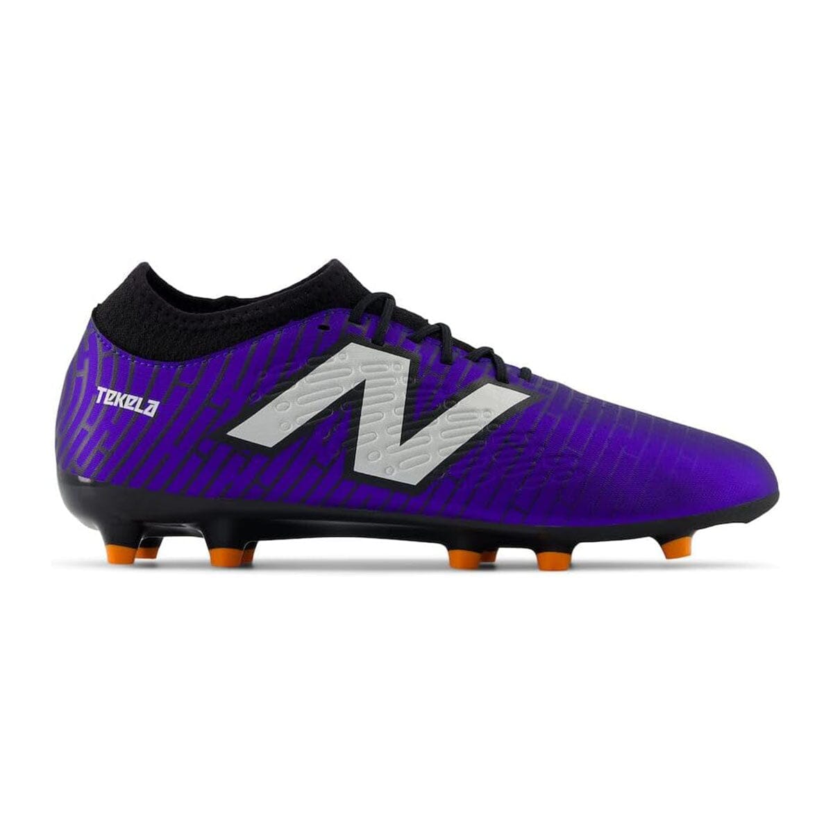 New Balance Youth Tekela Magique FG V4+ Soccer Shoe | SJT3FZ45 Soccer Shoes New Balance 1 Medium Infinity Blue/Metallic Silver/Black 