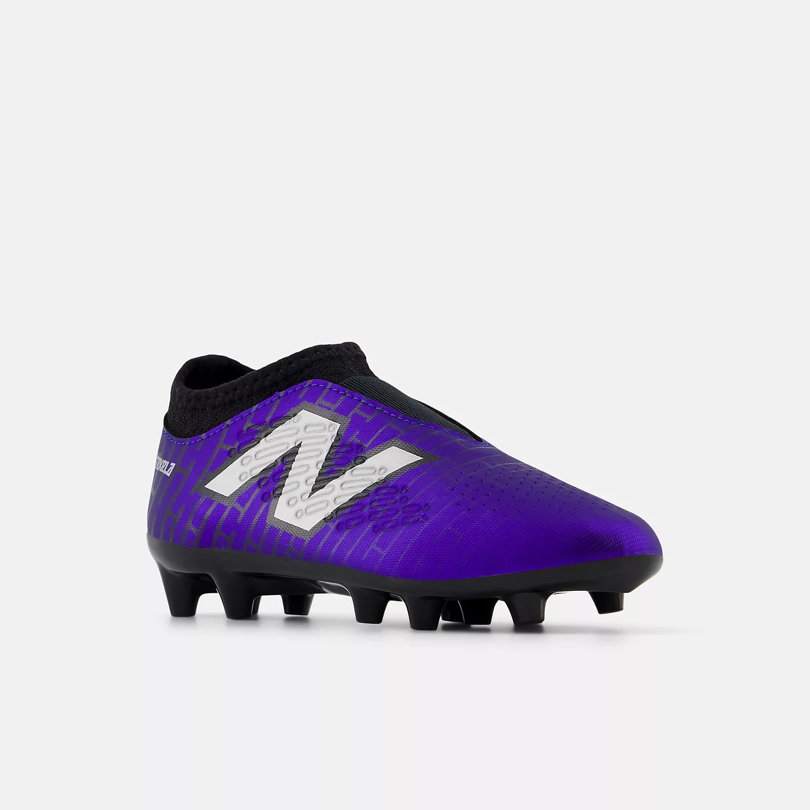 New Balance Youth Tekela Magique FG V4+ Soccer Shoe | SJT3FZ45 Soccer Shoes New Balance 1 Medium Infinity Blue/Metallic Silver/Black 