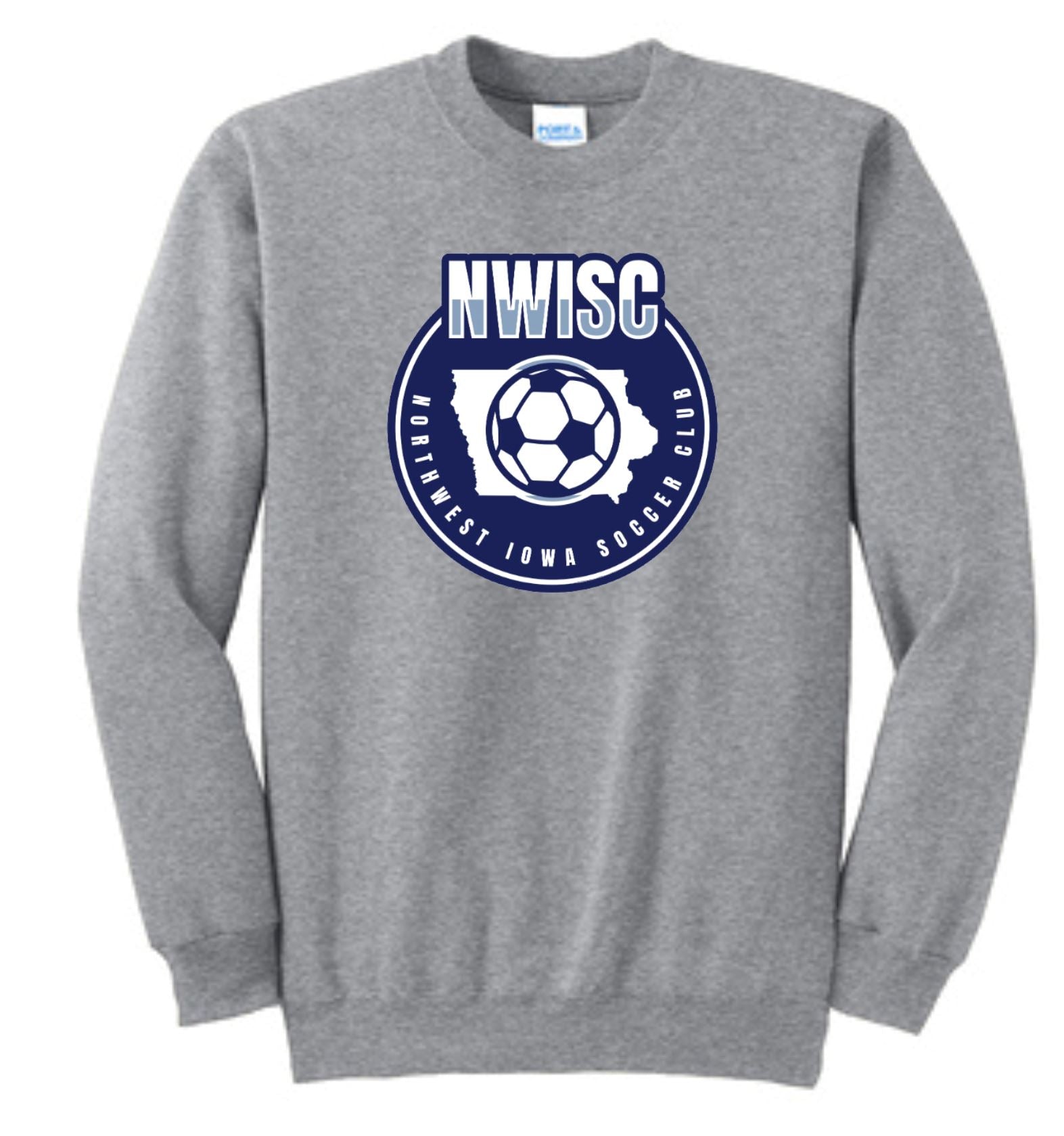 NWISC Galaxy Crewneck Sweatshirt Sweatshirt Goal Kick Soccer Adult Small NWISC Full Front 