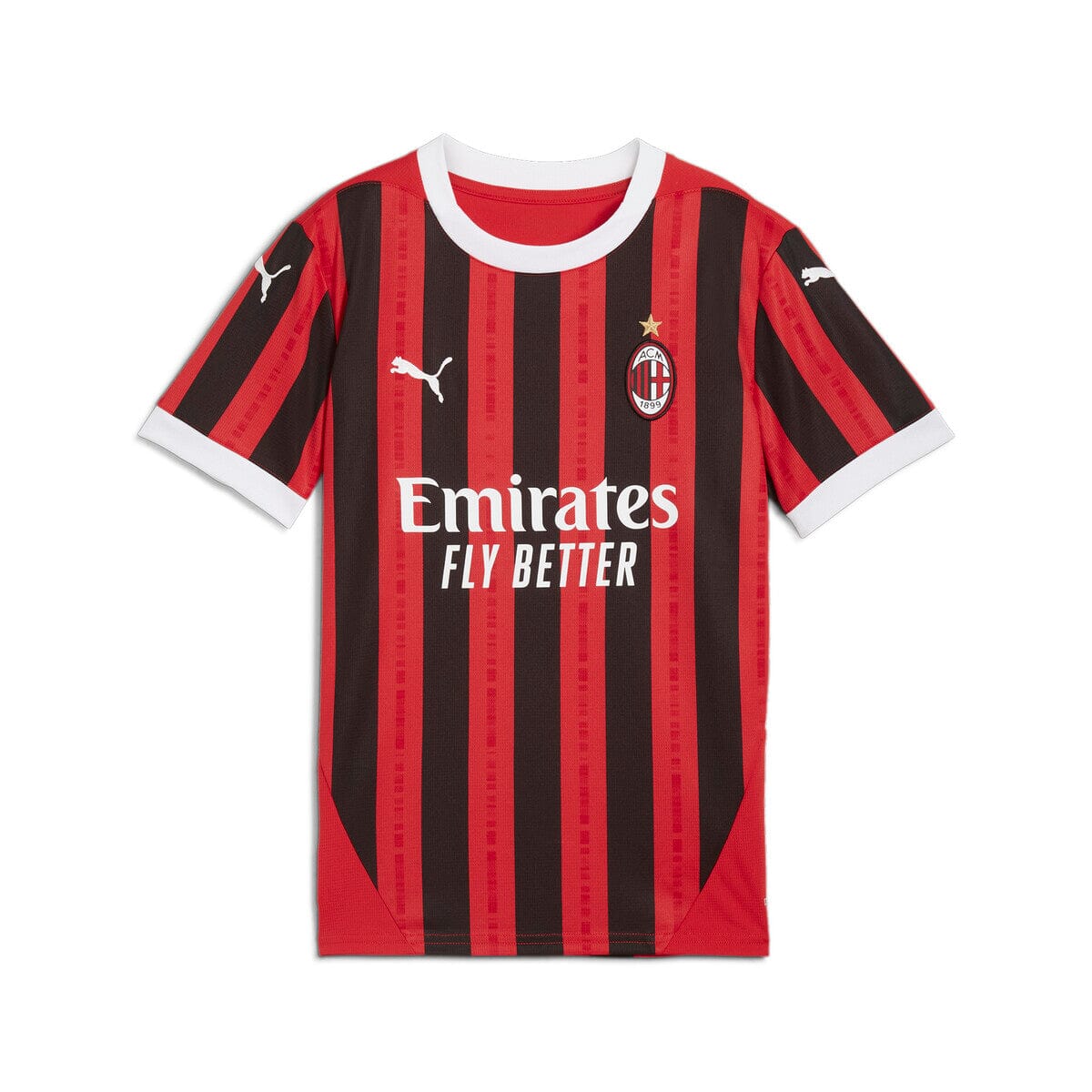 Puma AC Milan 24/25 Youth Replica Home Soccer Jersey | 77498401 - Goal Kick Soccer